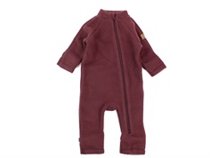 Mikk-line wool suit decadent chocolate merino wool